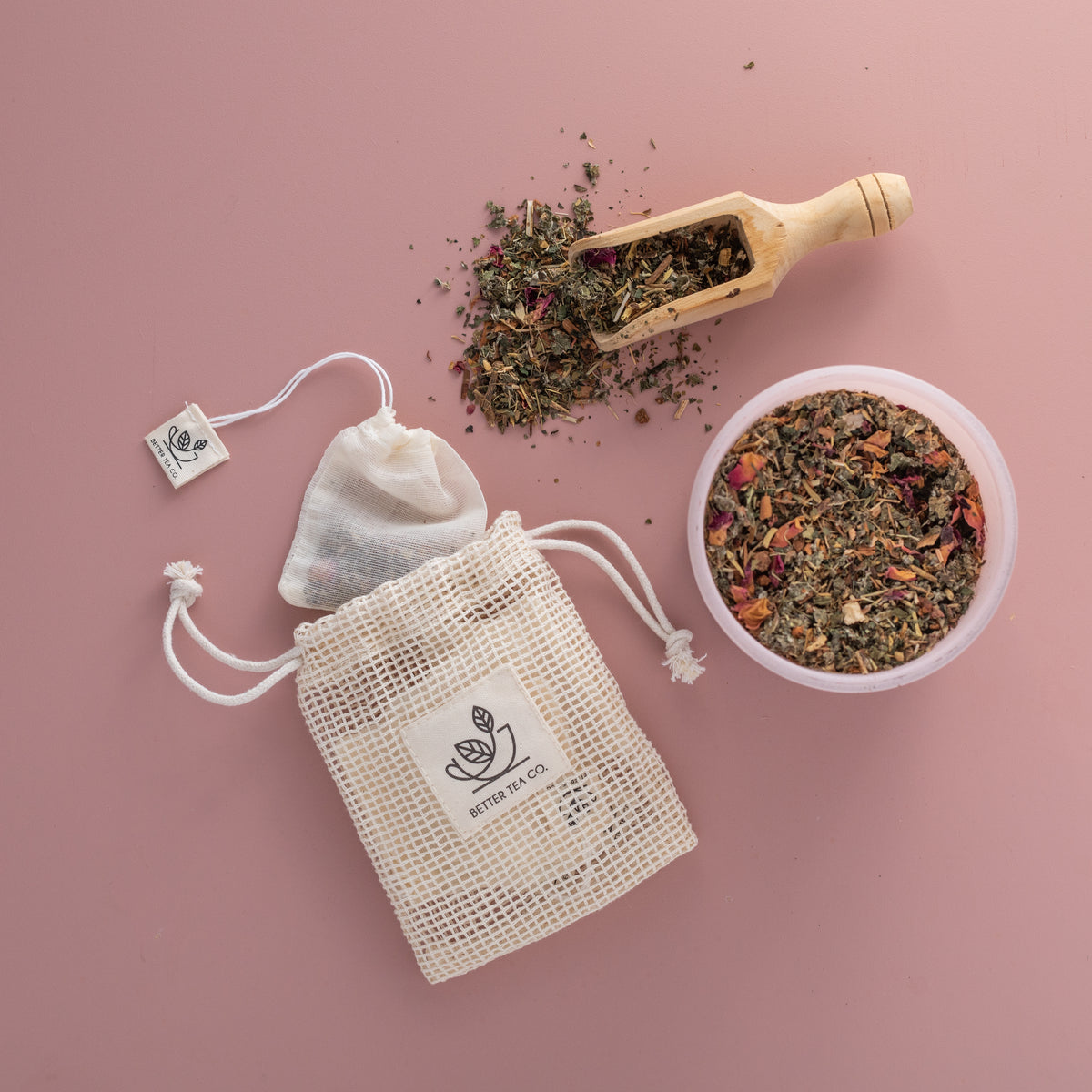 Reusable Organic Cotton Tea Bags | Herbal Healing