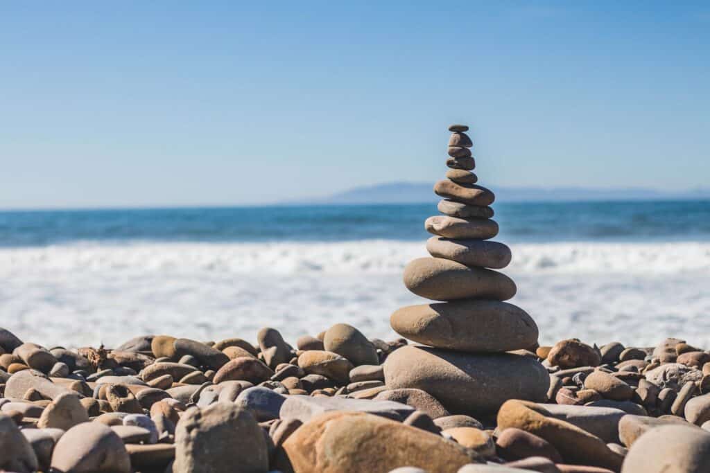 stack-of-pebbles-on-beach